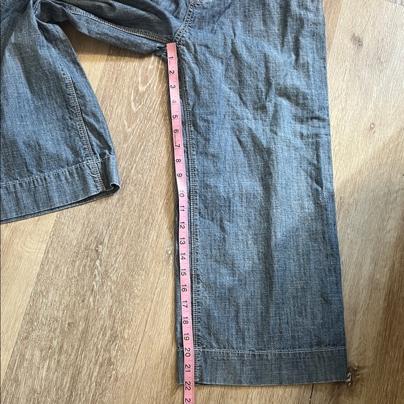 Calvin Klein Wide Leg Cropped Jeans - Picture 6 of 6